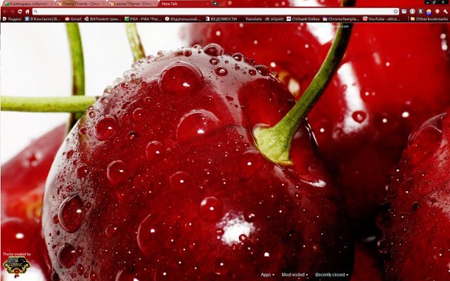 Cherry Theme  from Chrome web store to be run with OffiDocs Chromium online