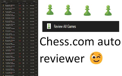 Chess.com Game Reviewer  from Chrome web store to be run with OffiDocs Chromium online