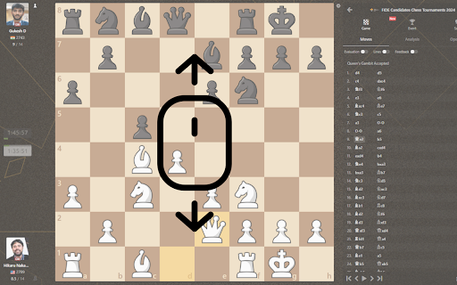 Chess.com Scroll Move History  from Chrome web store to be run with OffiDocs Chromium online