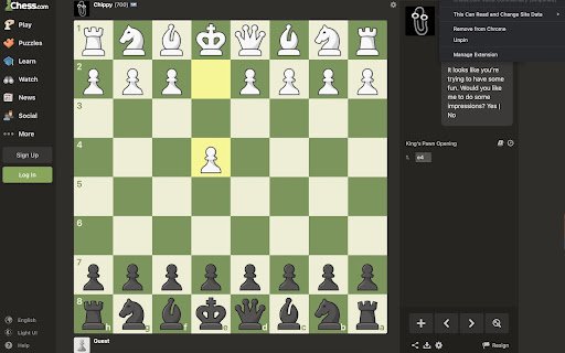 Chess.com Voice Commentary (simplified) from Chrome web store to be run with OffiDocs Chromium online Chess.com Voice Commentary (simplified) from Chrome web store to be run with OffiDocs Chromium online