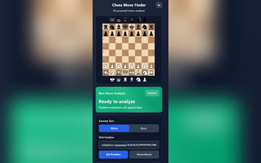 Chess Move Finder  from Chrome web store to be run with OffiDocs Chromium online