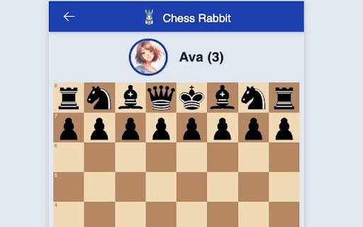 Chess Rabbit  from Chrome web store to be run with OffiDocs Chromium online