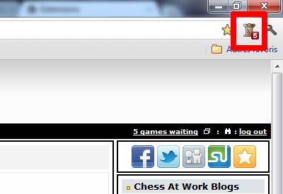 Chess@Work Notifier từ cửa hàng Chrome trực tuyến sẽ được chạy với OffiDocs Chromium trực tuyến
