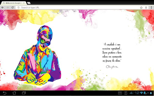 Chico Xavier Caridade-cores uit de Chrome-webwinkel kunnen worden uitgevoerd met OffiDocs Chromium online