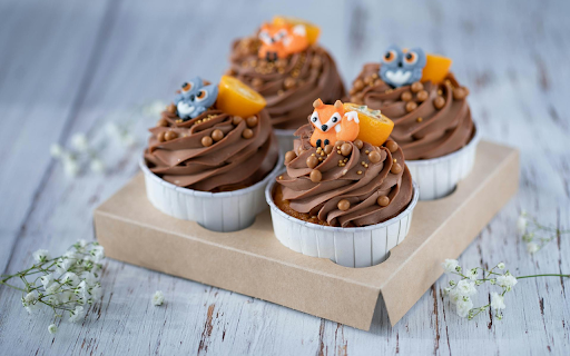 Chocolate Cakes and Cute Animals  from Chrome web store to be run with OffiDocs Chromium online