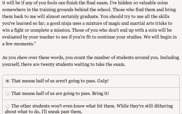 Choice of the Ninja  from Chrome web store to be run with OffiDocs Chromium online
