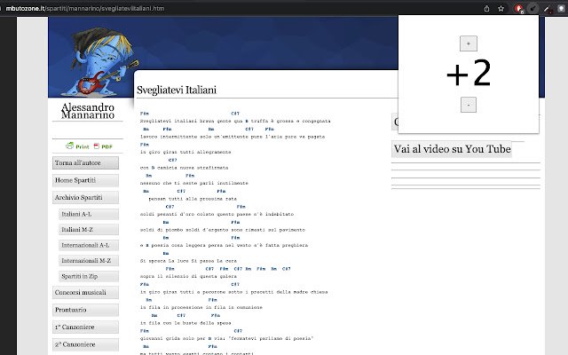 Chord Transposer  from Chrome web store to be run with OffiDocs Chromium online