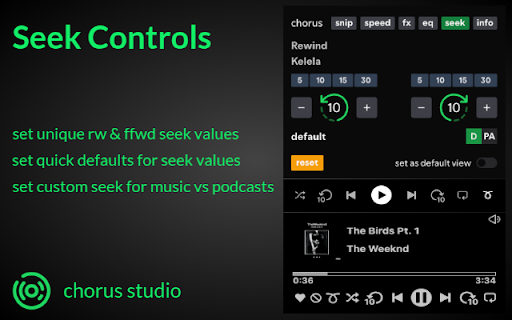 Chorus Spotify Enhancer  from Chrome web store to be run with OffiDocs Chromium online