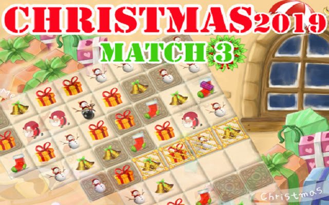 Christmas 2019 Match 3  from Chrome web store to be run with OffiDocs Chromium online