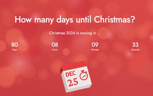 Christmas Countdown  from Chrome web store to be run with OffiDocs Chromium online