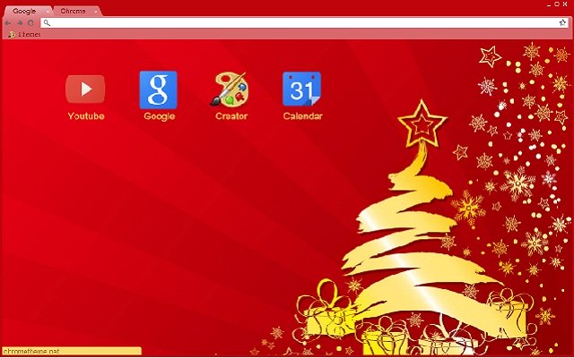 Christmas in Red de la tienda web de Chrome se ejecutará con OffiDocs Chromium en línea
