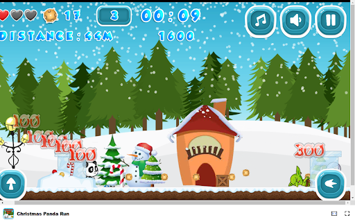 Christmas Panda Run Game Embark on a Festive Adventure!  from Chrome web store to be run with OffiDocs Chromium online