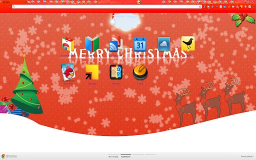 Christmas Theme  from Chrome web store to be run with OffiDocs Chromium online