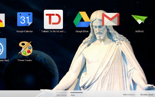 Christus dal negozio web di Chrome da eseguire con OffiDocs Chromium online