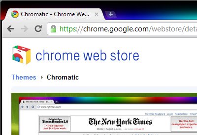Chrome 网上商店的 Chromatic Mod 将与 OffiDocs Chromium 在线运行