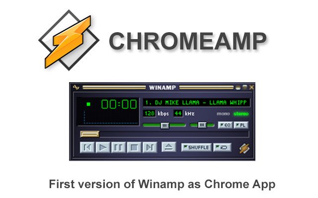 ChromeAmp da Chrome Web Store para ser executado com OffiDocs Chromium online