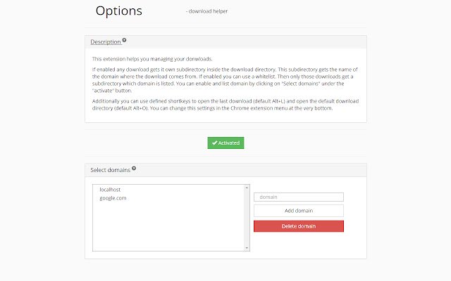 Chrome Download Helper із веб-магазину Chrome для запуску з OffiDocs Chromium онлайн