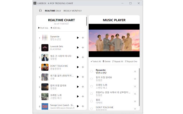 chromeExtension_JUKEBOX  from Chrome web store to be run with OffiDocs Chromium online
