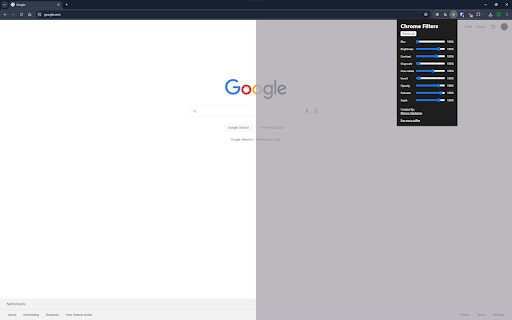 Chrome Filters  from Chrome web store to be run with OffiDocs Chromium online