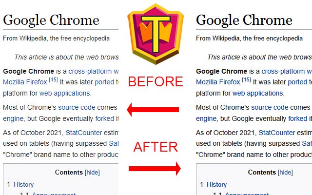 Chrome Font Super Enhancer من متجر Chrome الإلكتروني ليتم تشغيله مع OffiDocs Chromium عبر الإنترنت