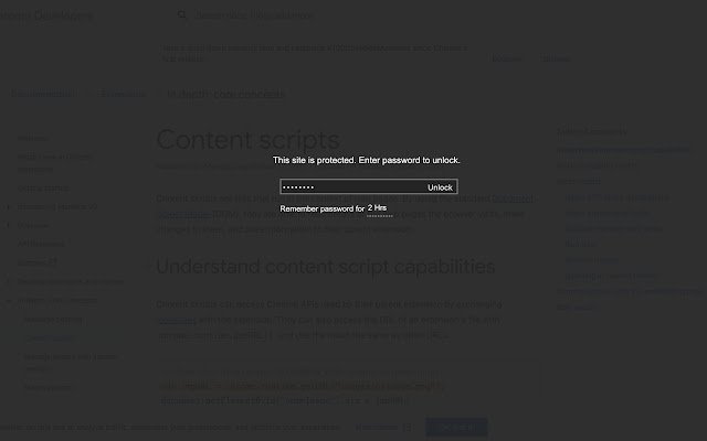 Chrome Locker  from Chrome web store to be run with OffiDocs Chromium online