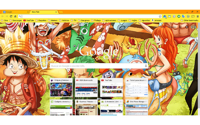 Chrome One Piece van de Chrome-webwinkel om te worden uitgevoerd met OffiDocs Chromium online