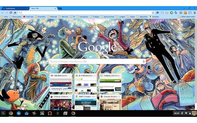 Chrome One Piece ColoSpread (1366x768) dari toko web Chrome untuk dijalankan dengan OffiDocs Chromium online