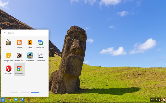 ChromeOS Visual  from Chrome web store to be run with OffiDocs Chromium online