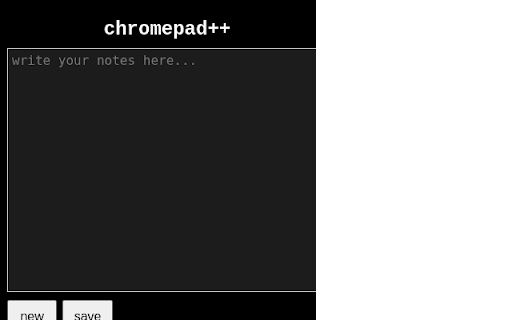 chromepad++  from Chrome web store to be run with OffiDocs Chromium online