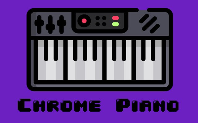 Chrome Piano uit de Chrome-webwinkel voor gebruik met OffiDocs Chromium online