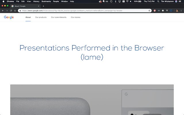 Chrome Presentation Mode  from Chrome web store to be run with OffiDocs Chromium online
