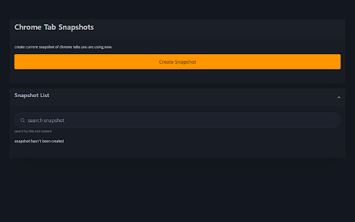 Chrome Tab Snapshot  from Chrome web store to be run with OffiDocs Chromium online