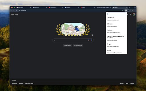 Chrome Tab Switching Shortcut  from Chrome web store to be run with OffiDocs Chromium online