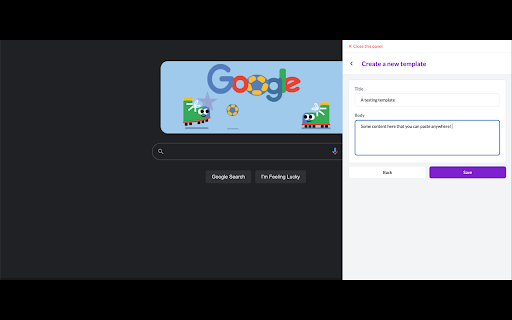 Chrome Templates  from Chrome web store to be run with OffiDocs Chromium online