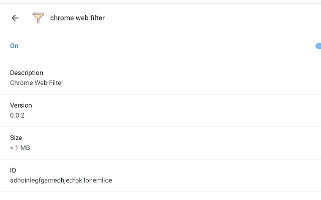 chrome web filter school 1  from Chrome web store to be run with OffiDocs Chromium online