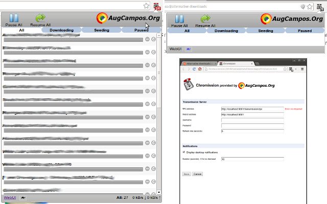 Chromission  from Chrome web store to be run with OffiDocs Chromium online
