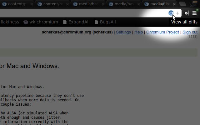 Chromium Review Tool din magazinul web Chrome va fi rulat cu OffiDocs Chromium online