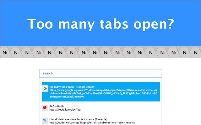 Chrommander tab navigator  from Chrome web store to be run with OffiDocs Chromium online
