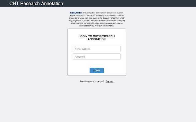 Annotation de recherche CHT (juin 2016) de la boutique en ligne Chrome à exécuter avec OffiDocs Chromium en ligne