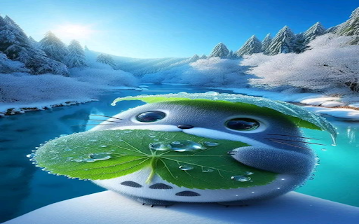 Chubby mouse wallpaper  from Chrome web store to be run with OffiDocs Chromium online