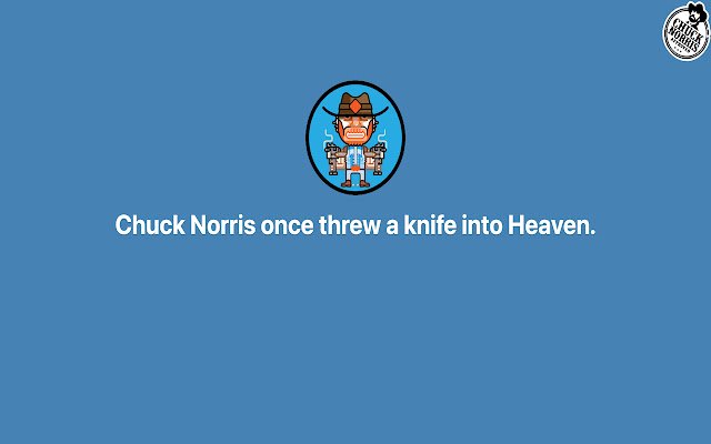 เรื่องตลกของ Chuck Norris บนทุกแท็บใหม่จาก Chrome เว็บสโตร์ที่จะเรียกใช้ด้วย OffiDocs Chromium ออนไลน์