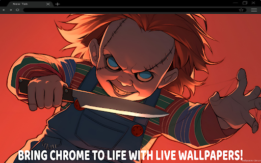Chucky Menacing Smirk Live Wallpaper 4K  from Chrome web store to be run with OffiDocs Chromium online