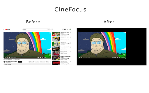 CineFocus  from Chrome web store to be run with OffiDocs Chromium online