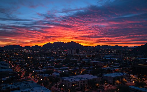 Cinego Red Sky End Of Day Interface  from Chrome web store to be run with OffiDocs Chromium online