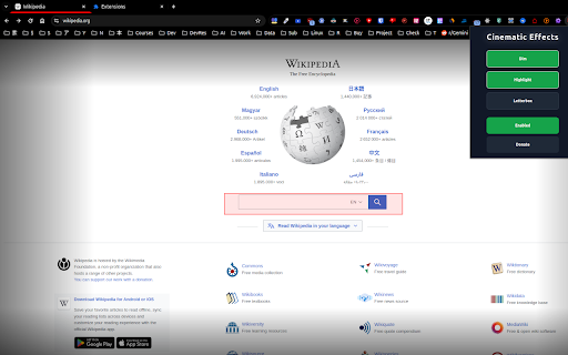 Cinematic Pages Cooler presentations  from Chrome web store to be run with OffiDocs Chromium online
