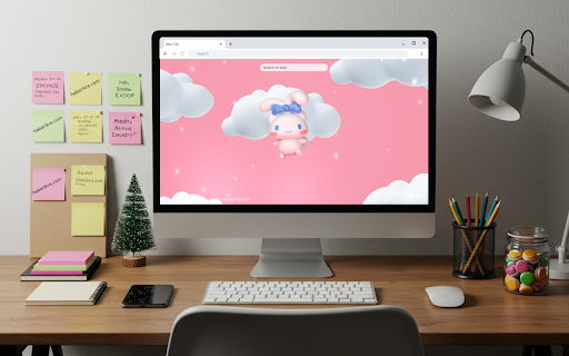 Cinnamoroll Live Wallpaper New Tab  from Chrome web store to be run with OffiDocs Chromium online