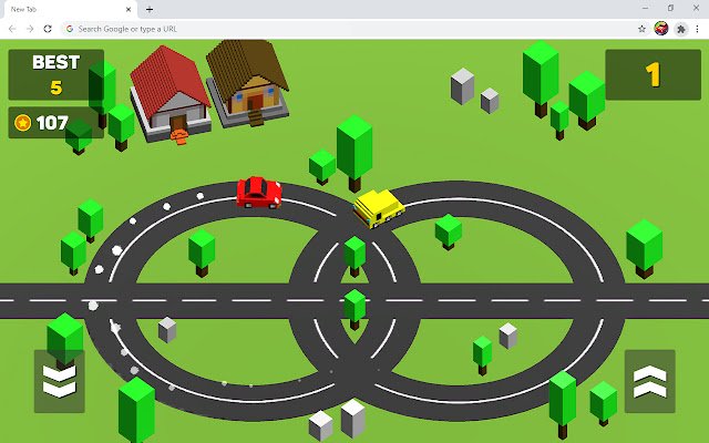 Circle Car Drive Game  from Chrome web store to be run with OffiDocs Chromium online