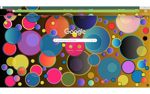 circles theme  from Chrome web store to be run with OffiDocs Chromium online