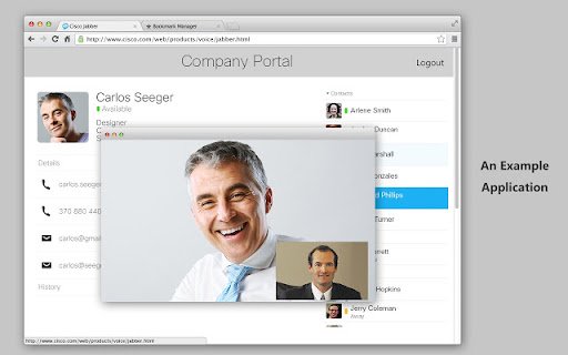 Chrome 网上商店的 Cisco Web Communicator 将与 OffiDocs Chromium 在线运行