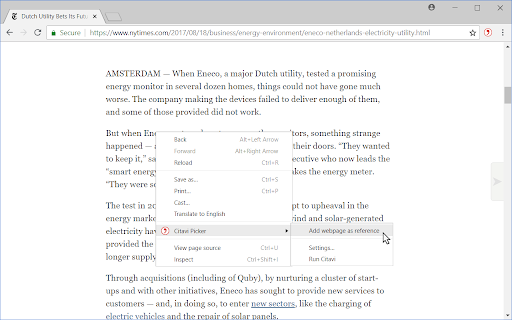 Citavi Picker  from Chrome web store to be run with OffiDocs Chromium online